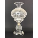 A Waterford cut Crystal table lamp, H. 35cm.