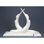 An interesting resin sculpture, H. 22cm.