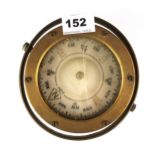 A brass Sestrall ship's compass, Dia. 16cm.