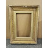 A useful Victorian gilt wood picture frame, 58 x 80cm.
