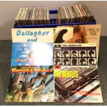 A large quantity of 33 RPM LP records.