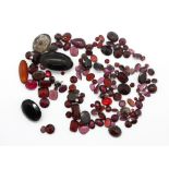 A quantity of unmounted mixed cut garnets, approx. 166.88ct.