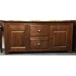 A large Victorian style pine sideboard, W. 183cm, H. 85cm