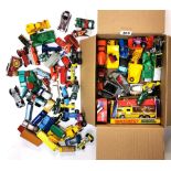 A large quantity of Corgi and Matchbox diecast model vehicles.