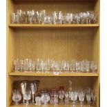 An extensive quantity of good glassware and silver plate.