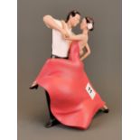 An interesting Art of Movement figure of 'The Last Tango' H. 25cm.