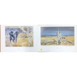 Two unframed limited edition 10/850 pencil signed lithographs by Pollyanna Pickering published
