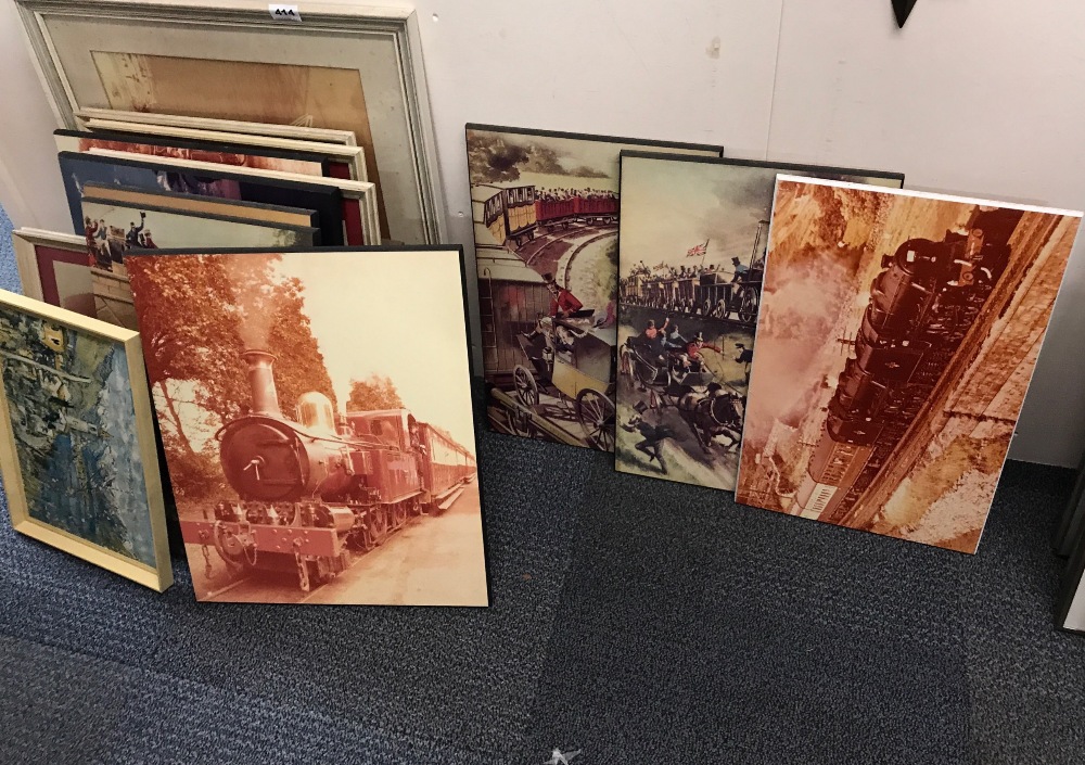 A quantity of Industrial style prints and mounted photographs. - Image 2 of 3