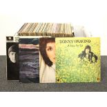 An extensive collection of approx. 120 x 33 RPM LP records, mixed rock and pop.