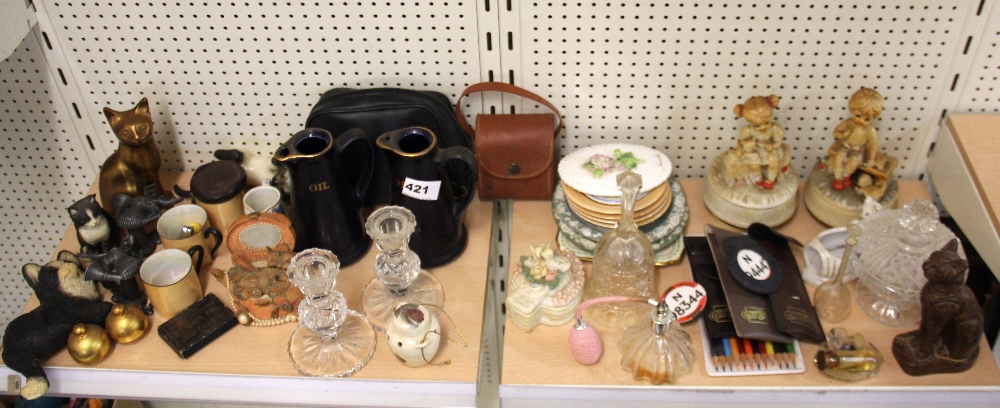 A quantity of mixed china, glass and other items.