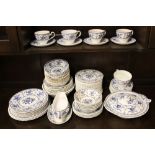 An extensive Johnson Bros. Indies pattern part tea and dinner service.