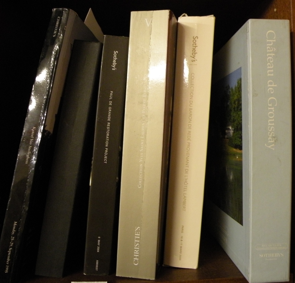 Three good quality French auction catalogues; Sotheby's "Chateau de Groussy" 1999, Sotheby's "