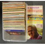 A large quantity of 33 RPM LP records.