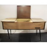 A 1970's Garrard radiogram, 135 x 52 x 66cm.