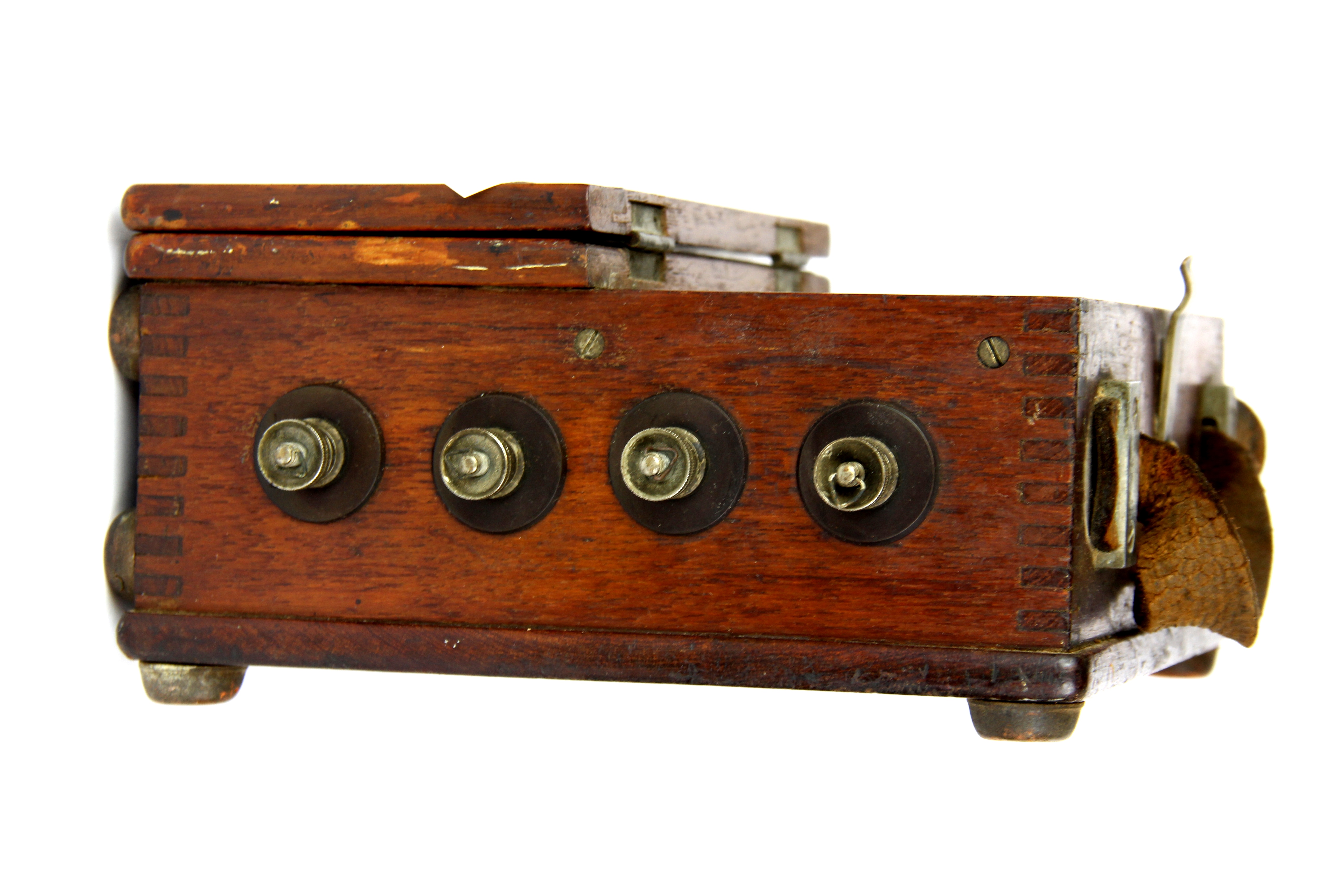 A mahogany cased Walters ELEC.MFG.Co Ltd London voltmeter, 21 x 21 x 9cm. - Image 2 of 3