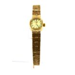 A lady's 9ct yellow gold Rotary wrist watch, approx. 15.1gr.