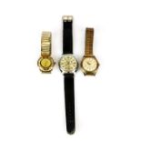 Three interesting gent's vintage wristwatches, Ramona, Omnta and Agon.