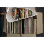 A large quantity of 33 and 45 RPM records.