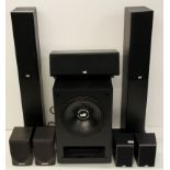 A Miller and Kreisel sound corporation surround sound system, with operation manual. Plus a pair