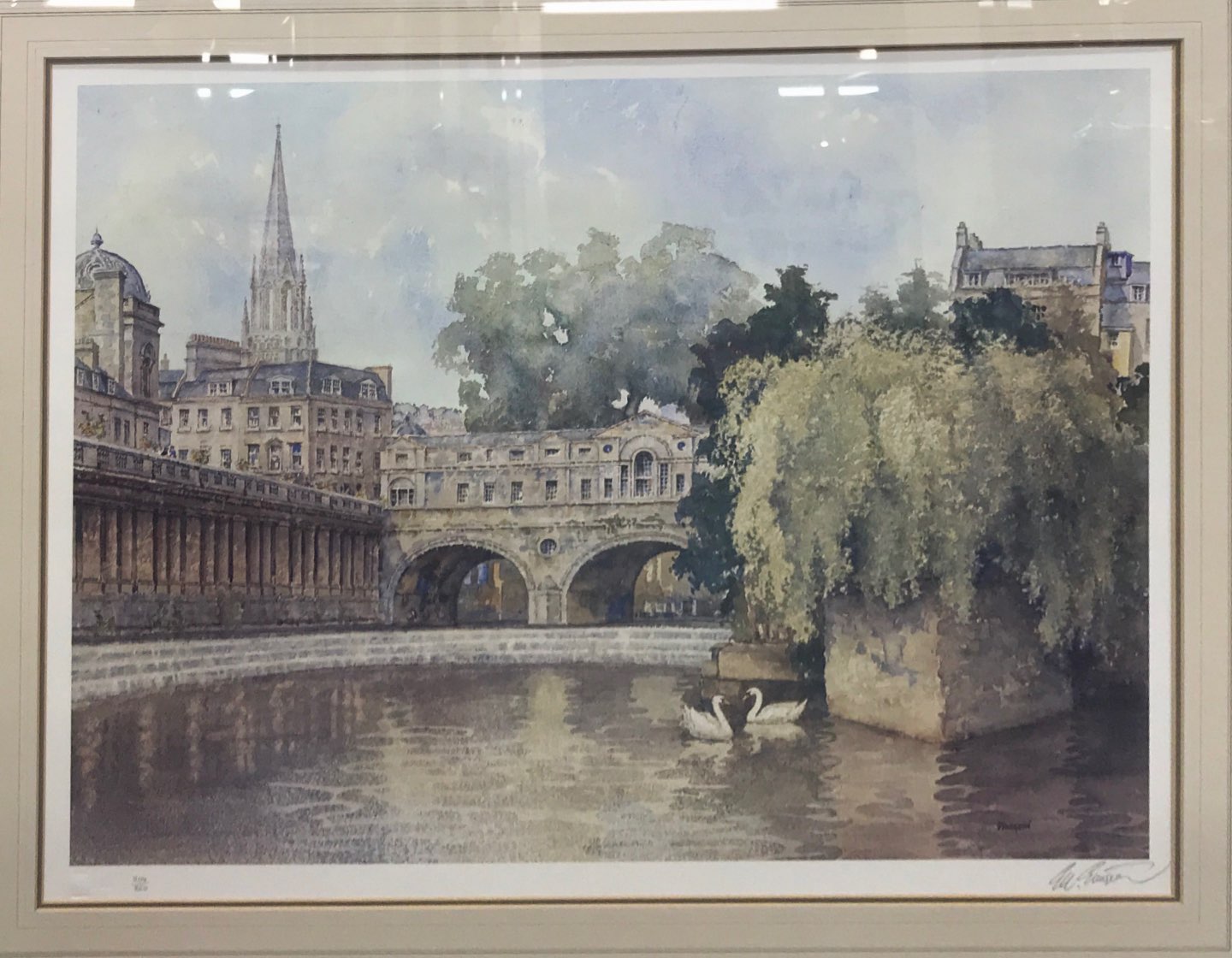 An Eric Sturgeon (1920 - 1999) large framed pencil signed limited edition 204/850 lithograph of - Image 2 of 5