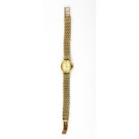 A lady's 9ct yellow gold Rotary wrist watch, approx. 14.6gr.