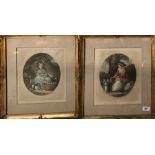 A pair of gilt framed pencil signed lithographs by James Northcote (British 1746-1831). Reprinted in