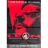 Cinema interest. A double sided cinema poster for Leon: The Professional, 152 x 100cm. Condition