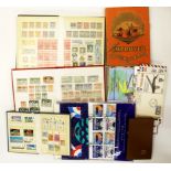 A quantity of stamp albums and first day covers and early posted envelopes, etc.
