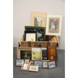 A quantity of mixed good painting and prints.