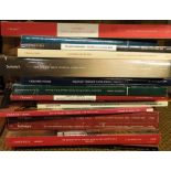 A large quantity of Sotheby's and Christie's Italian auction catalogues, mostly in Italian.
