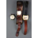 Three gents vintage wristwatches, Thoral, Nelson and Fero (the Fero appears to be in working