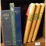 Three volumes of "English Furniture of the Eighteenth century" by Herbert Cescinsky, c. 1911,