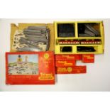 A boxed tri-ang railways "OO" gauge passenger train set. With two additional goods wagons and a