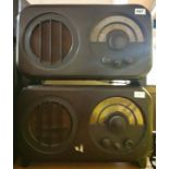 Two Ekco A.C.85 Bakelite radios, L. 52cm.