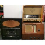Three wooden cased Murphy vintage radios.