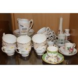 An Art Deco tea set and other china.