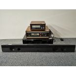 A Sony stereo cassette deck TC-WE435, a Yoko sound tape player, a Martic compact track stereo and
