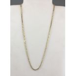 A 14ct yellow gold (stamped 14k) rope chain, approx. 21.5gr, L. 60cm.