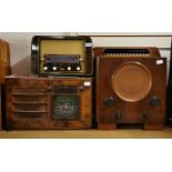 A wooden cased Murphy radio type A72, a Bjorns Radio LL Piccolet and a further wooden cased Ultra