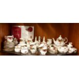 An extensive quantity of Royal Albert old country Roses tea and decorative china items, first