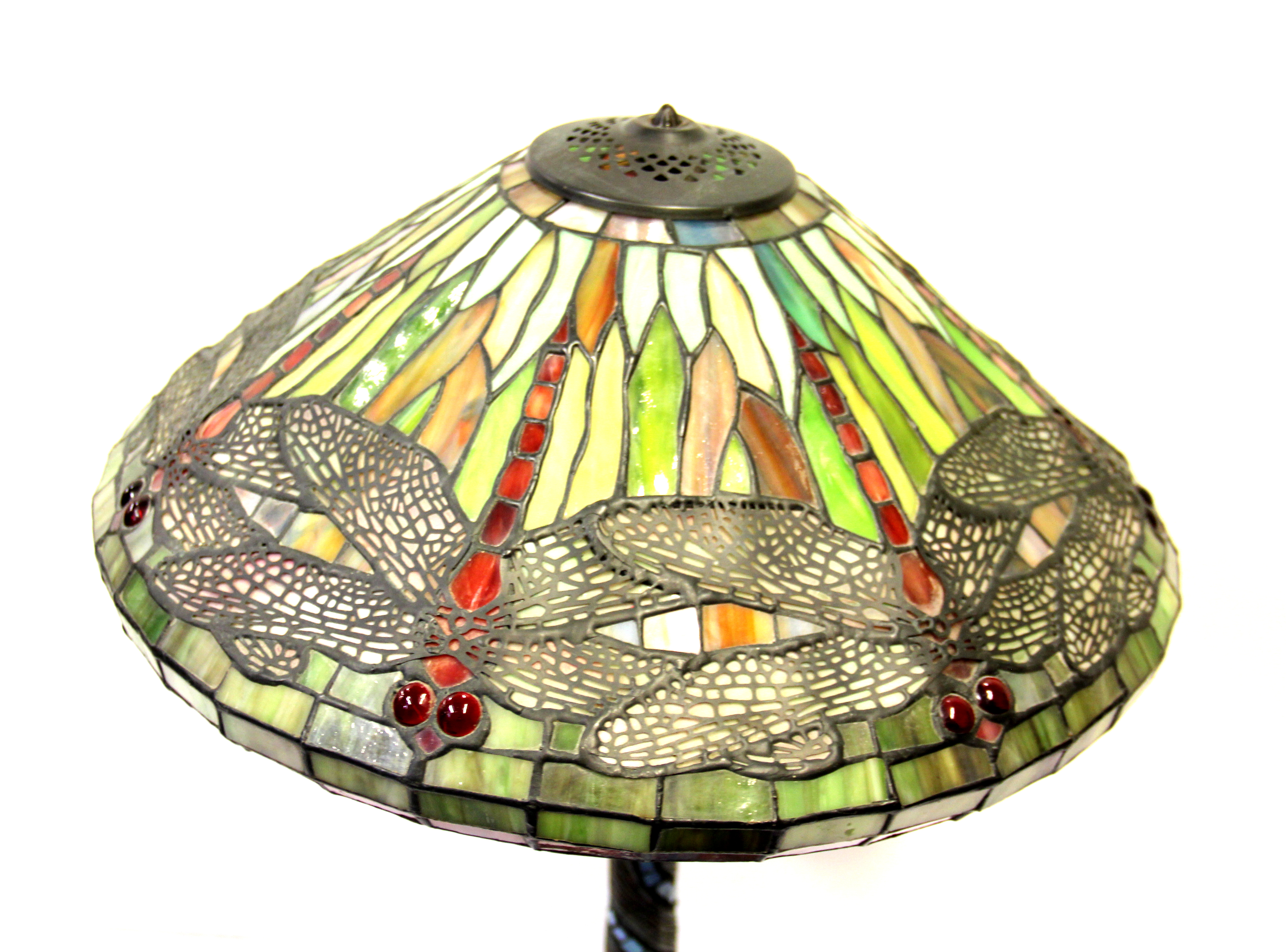 A Tiffany style table lamp, overall H. 55cm. - Image 2 of 2