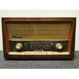 A Grundig wooden cased radio model 3028/GB, 61 x 35 x 23cm.