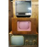 A Ferguson vintage TV and two further TVs.