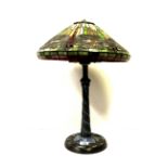 A Tiffany style table lamp, overall H. 55cm.