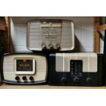 A Murphy 192 Bakelite vintage radio together with two further Murphy radios.