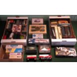 A large collection of Corgi and other related toys, to include: buses, coaches,