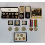 A collection of coinage and medals,