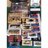 A quantity of die-cast models, to include: Corgi limited edition Wallace & Gromit animated cell set,