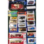 A quantity of die-cast models, to include: Corgi Vanguards, RAC Ford Anglia van,