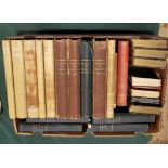 A quantity of antiquarian books, to include: several volumes of Punch magazine,